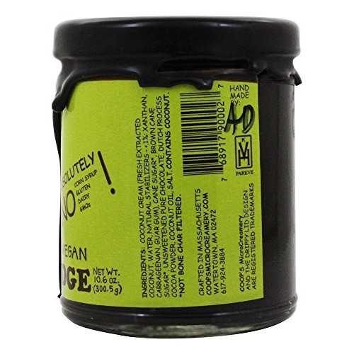 Coops Microcreamery, Sauce Fudge Vegan, 10.6 Ounce