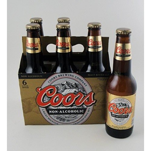 Coors Non-Alcoholic Beer 6 Bottles