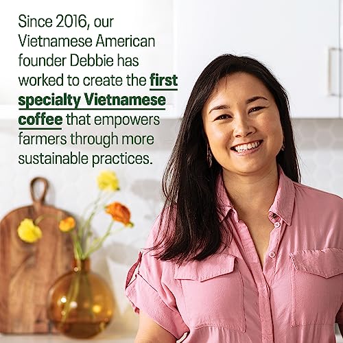 Copper Cow Coffee Premium Vietnamese Coffee: Ground Black Coffee...