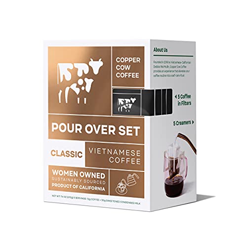 Copper Cow Coffee Vietnamese Pour Over Coffee Filters With Calif