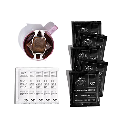 Copper Cow Coffee Vietnamese Pour Over Coffee Filters With Calif