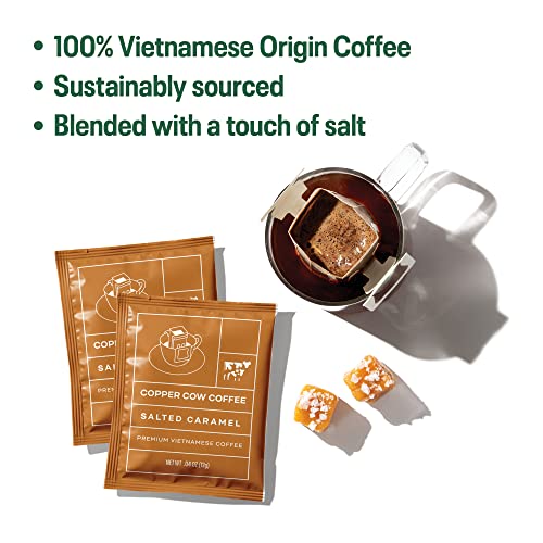 Copper Cow Coffee Vietnamese Pour Over Coffee with Sweetened Con...