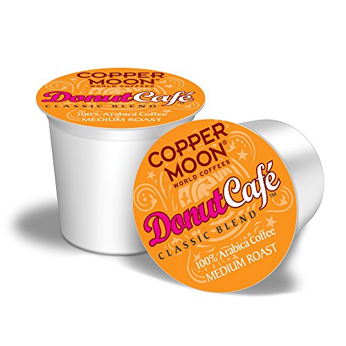 Copper Moon Single Cups For Keurig K-Cup Brewers, Donut Café, 40