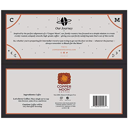 Copper Moon Single Serve Coffee Pods For Keurig 2.0 K Cup Brewer