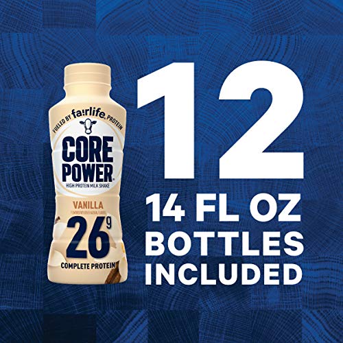 Core Power Fairlife Core Power High Protein Milk Shake, Vanilla,