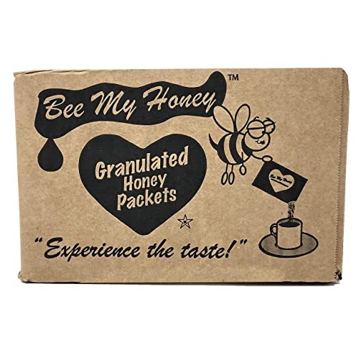 Bee My Honey Pure Granulated Honey Packets 300 Individual Packets