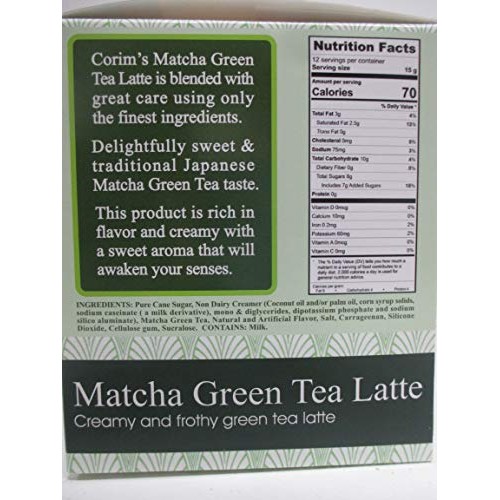 Matcha Green Tea Latte, 12 Single Serve Cups