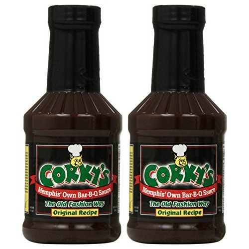 Corkys Memphis Own Bar-B-Que Sauce- Original Pack Of 2