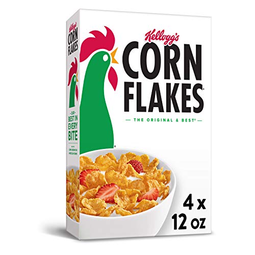 Corn Flakes Breakfast Cereal, Original, Fat Free, 12Oz Boxpack
