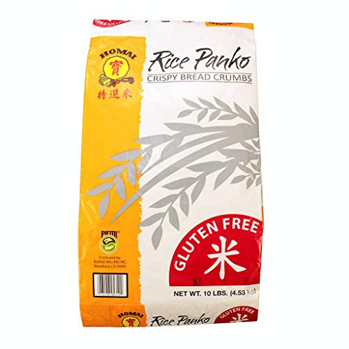 Bunge Gluten Free Rice Panko, 10 Pound -- 1 Each.