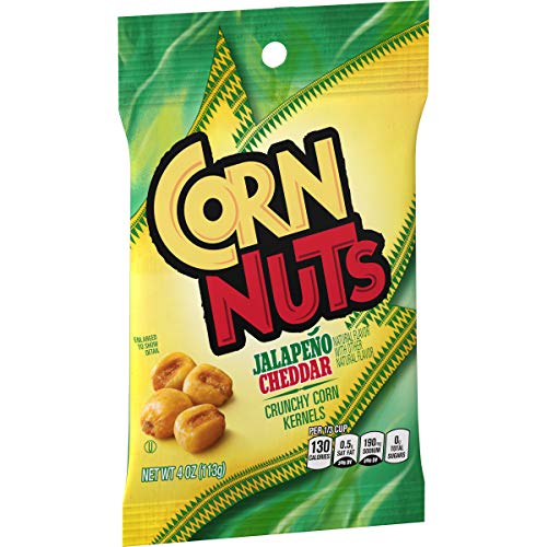 Corn Nuts Jalapeno Cheddar Crunchy Corn Kernels 4 Oz Bags, Pack