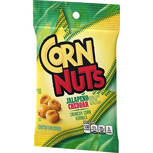Corn Nuts Jalapeno Cheddar Crunchy Corn Kernels 4 Oz Bags, Pack
