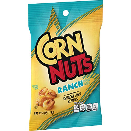 Corn Nuts Ranch Crunchy Corn Kernels 4 Oz Bags, Pack Of 12