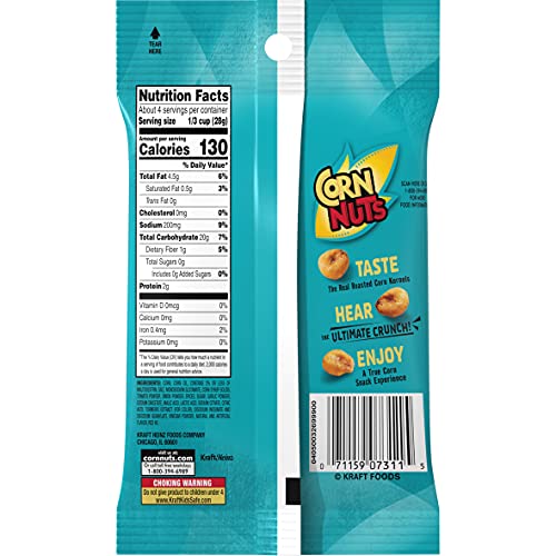 Corn Nuts Ranch Crunchy Corn Kernels 4 Oz Bags, Pack Of 12