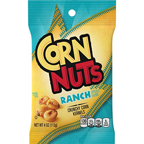 Corn Nuts Ranch Crunchy Corn Kernels 4 Oz Bags, Pack Of 12