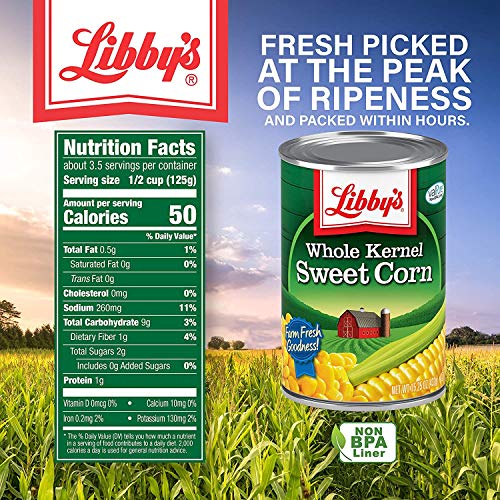 Whole Kernel Sweet Libbys Corn 15.25 Pack Of 16