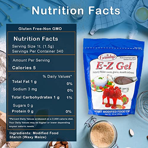 Cornabys E-Z Gel New Name Same Product - Instant, Gluten-Free,