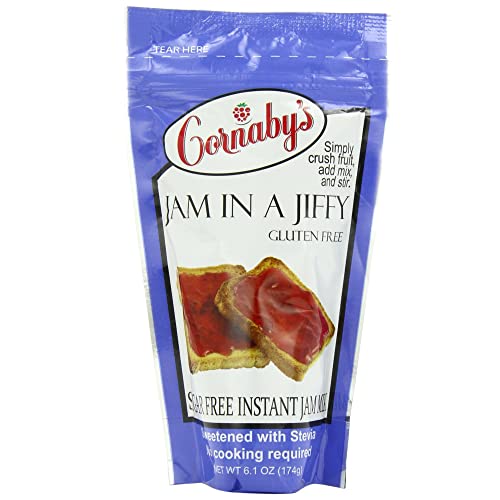 Cornabys Sugar-Free Jam In A Jiffy - Instant Fresh Or Freezer J