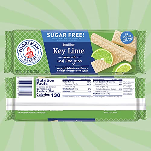 Voortman Sugar Free Wafer Lovers 6 Flavor Variety Pack - Lemon,...