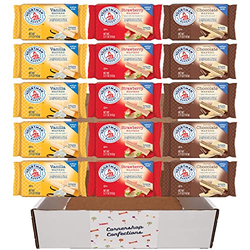 Voortman Wafer Lovers Mega Size 15 Package Variety Pack - 5 Pac...