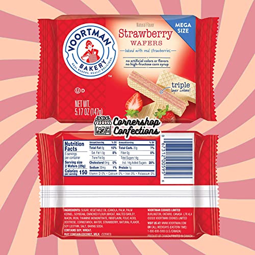 Voortman Wafer Lovers Mega Size 15 Package Variety Pack - 5 Pac...