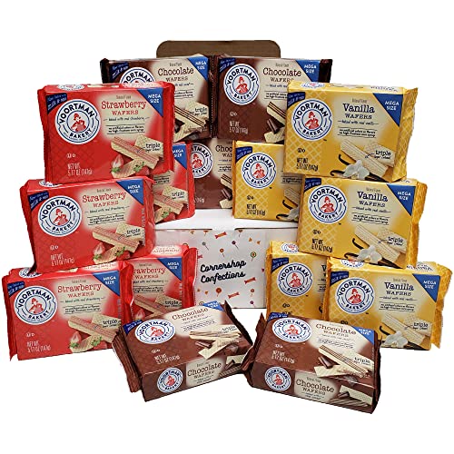 Voortman Wafer Lovers Mega Size 15 Package Variety Pack - 5 Pac...