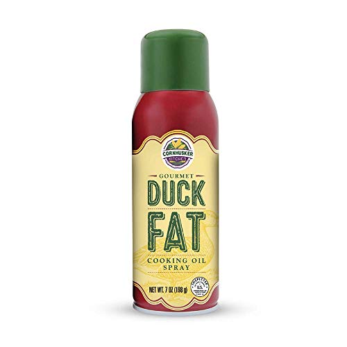Cornhusker Kitchen Gourmet Duck Fat Spray Cooking Oil Bottle - A