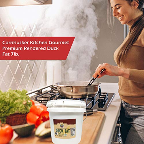 Cornhusker Kitchen Gourmet Rendered Duck Fat Cooking Oil — All N