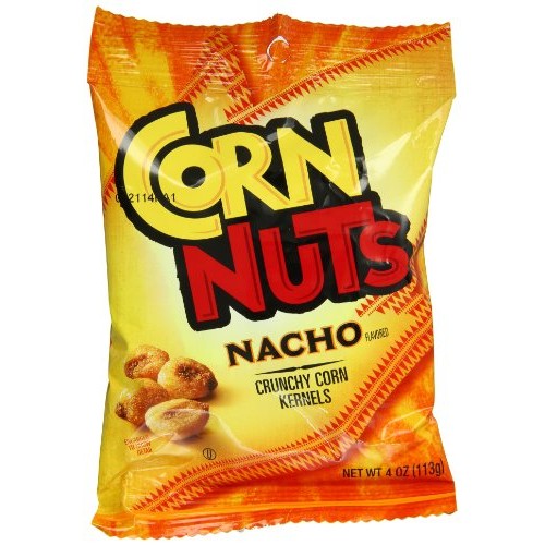 Corn Nuts Flavored Snack, Nacho, 4 Ounce Pack Of 12