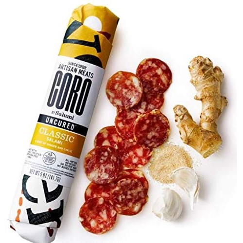 Coro By Salumi, Uncured Classic Piccolo Salami, 3 Pk