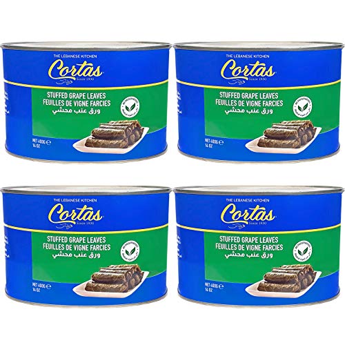 Cortas - Stuffed Grape Leaves 4 Pack, 400G / 14Oz Each