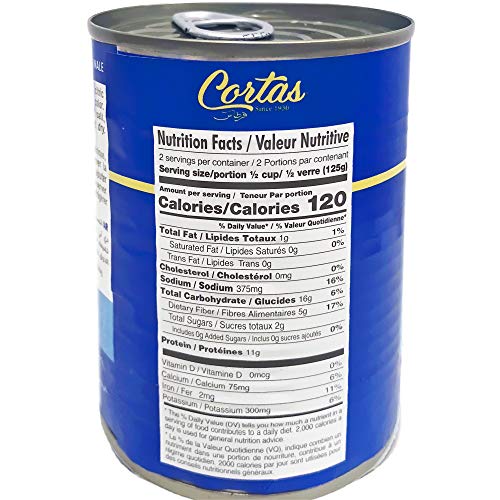 Cortas - Fava Beans 14Oz 6 Pack, Rte Cooked Foul Medammas Ori