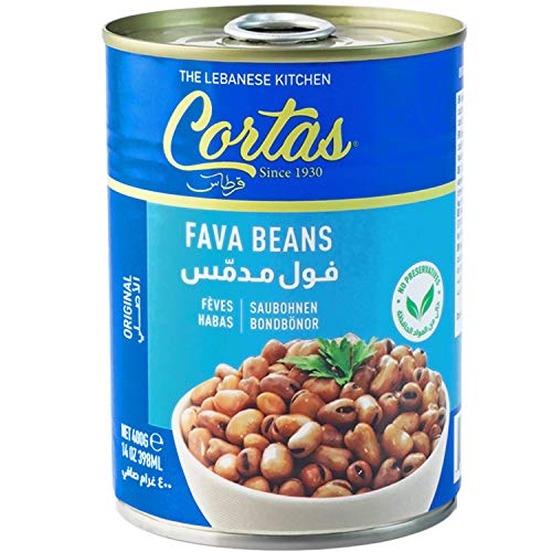 Cortas - Fava Beans 14Oz 6 Pack, Rte Cooked Foul Medammas Ori