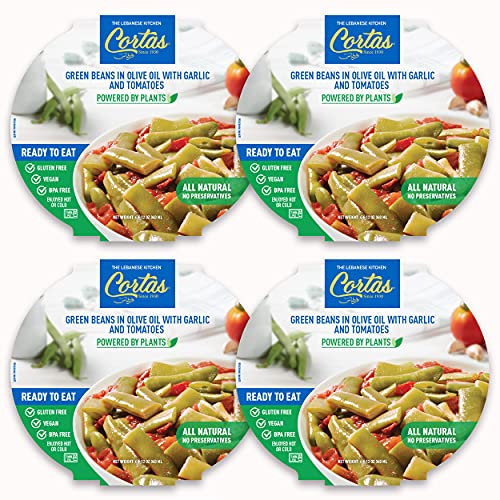Cortas - Plant Based Ready To Eat Meals 4 Pack, Green Beans W