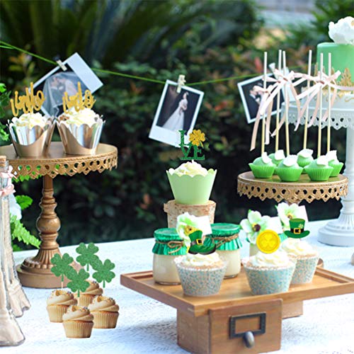 St Patricks Day Dessert Cupcake Toppers, Saint Pattys Day 16 P