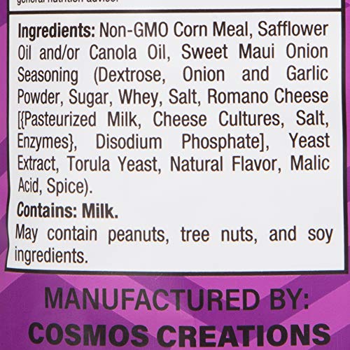 Cosmos Creations Sweet Maui Onion Rings 3.5 Oz - Delicious Baked