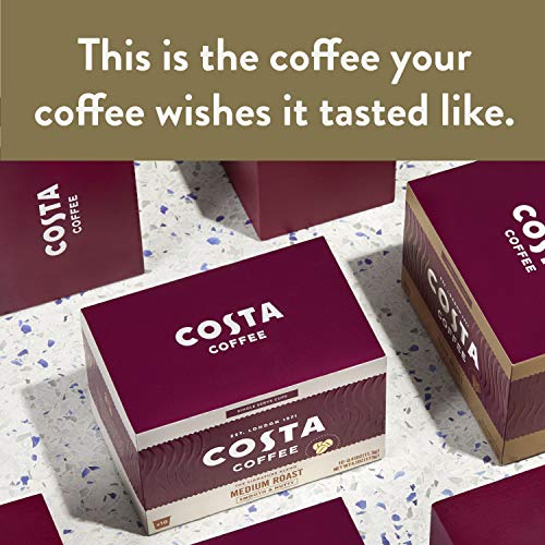 Costa Coffee Single Serve Pods Compatible With Keurig K-Cup Brew