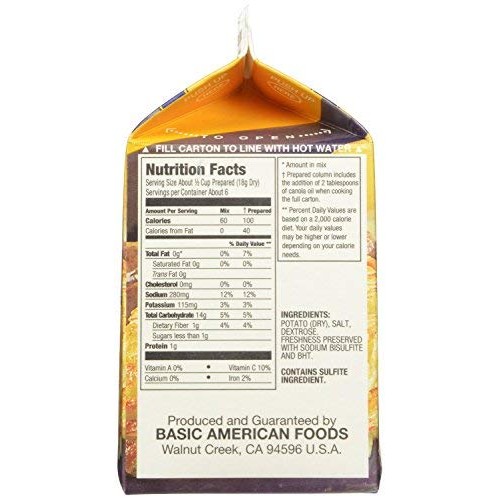 Golden Grill Russet Hashbrown Potatoes Net Wt 4.2 Ounce 119G