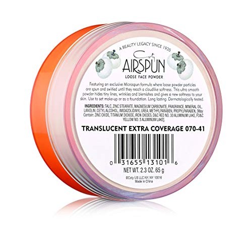 Coty Airspun Face Powder, Translucent Extra Coverage, 2.3 Ounce,