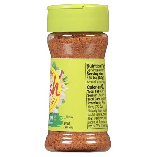 Dash Salt-Free Seasoning Blend, Fiesta Lime, 2.4 Ounce 2-Pack