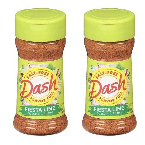 Dash Salt-Free Seasoning Blend, Fiesta Lime, 2.4 Ounce 2-Pack