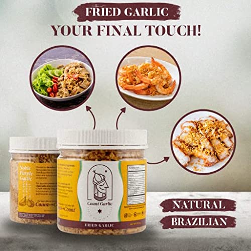 COUNT GARLIC - FRIED GARLIC - Crispy Premium Purple Garlic, Roas...