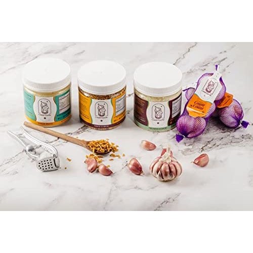 COUNT GARLIC - FRIED GARLIC - Crispy Premium Purple Garlic, Roas...