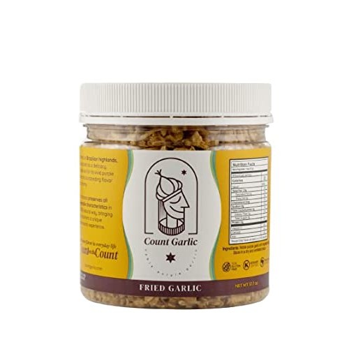COUNT GARLIC - FRIED GARLIC - Crispy Premium Purple Garlic, Roas...