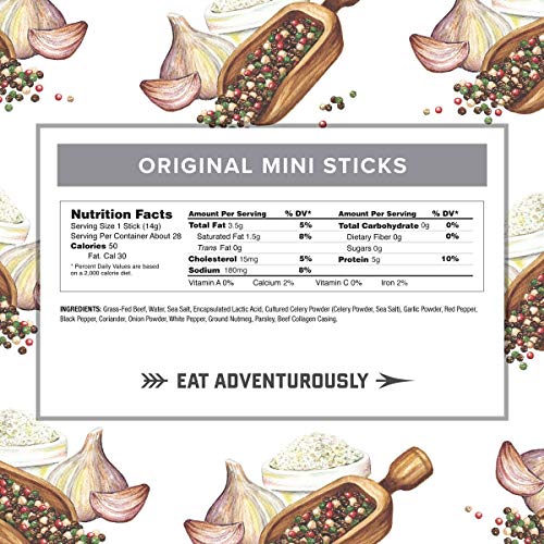 Country Archer Grass Fed Original Mini Beef Sticks 28/.05 Ounce