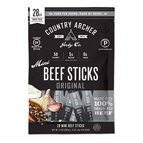 Country Archer Grass Fed Original Mini Beef Sticks 28/.05 Ounce