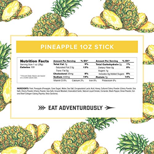 Pineapple Pork Meat Sticks By Country Archer | Antibiotic Free |
