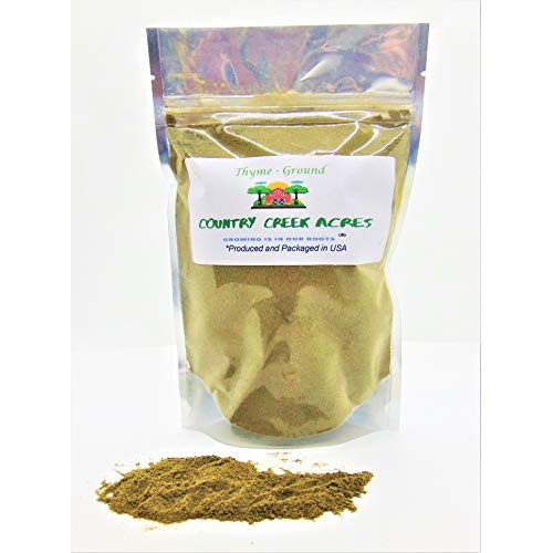 3 Oz Ground Thyme Powder - A Robust, Piney Flavor With Hints Of