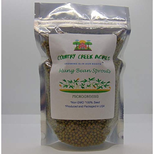 Mung Bean Sprouting Seed-10 Oz - Country Creek Brand - Dried Mun