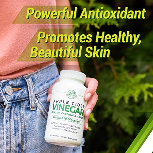 Country Farms Apple Cider Vinegar Capsules, With Ginger, Cayenne